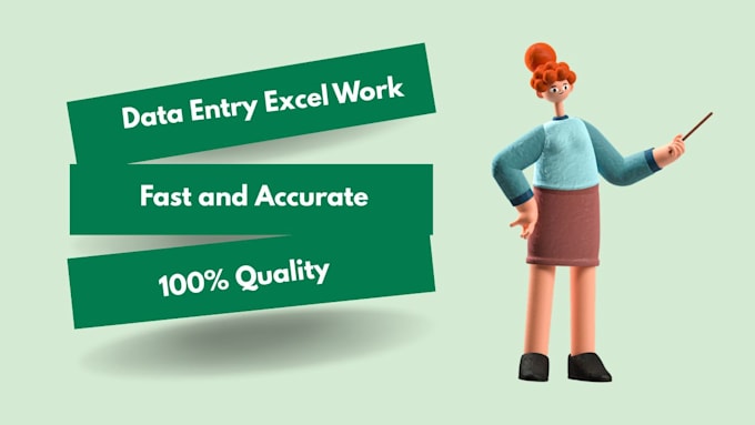 Do accurate data entry, excel work, copy paste and typing jobs by Padma ...