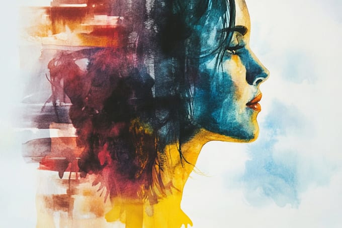 design a watercolor illustration