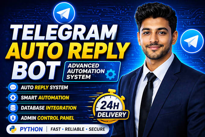 build telegram auto reply bot with advanced automation system