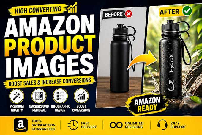 design high converting amazon product image and infographics