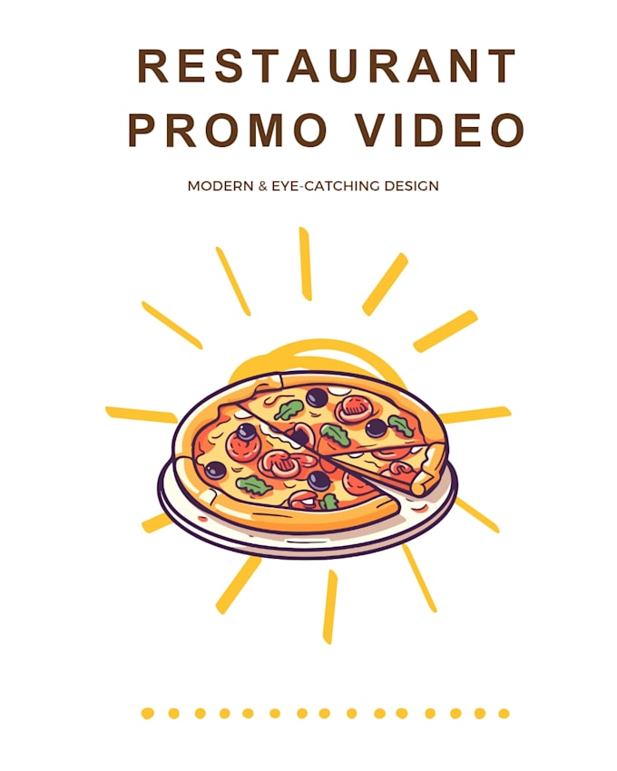 create restaurant promo video