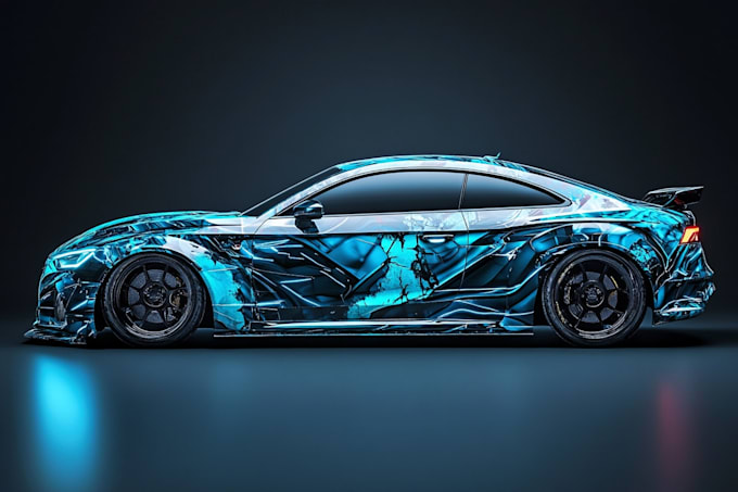 create professional car wrap , vehicle wrap