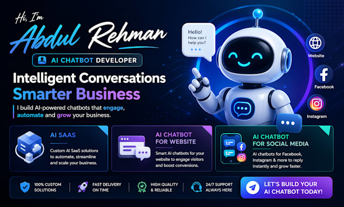 do custom gpt, ai chatbot, ai agent, saas development