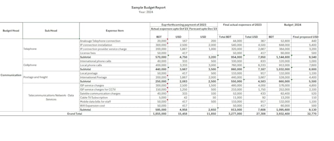 do bookkeeping, excel and accounting support