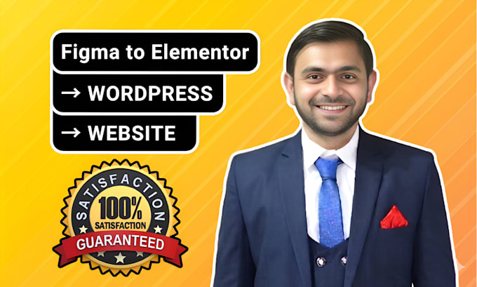 convert figma to elementor wordpress website
