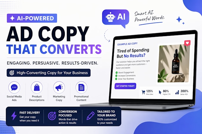 write high converting ad copy for facebook, instagram