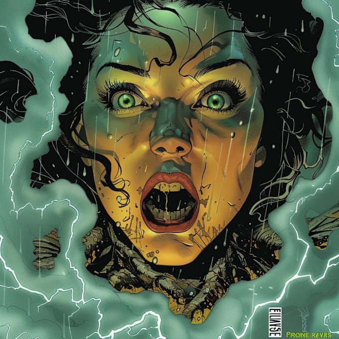 comic book illustration with comic book illustrator