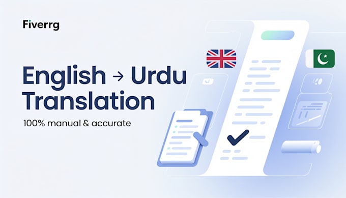 be your professional urdu translator native