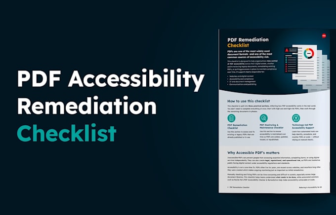remediate PDF for ada section 508 accessibility