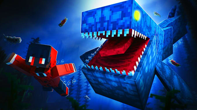create high CTR minecraft or any video game thumbnails