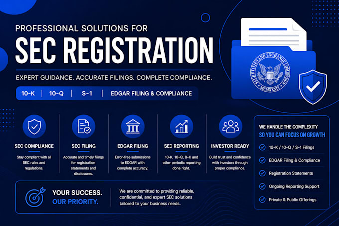 sec registration and filing, the full process and compliance