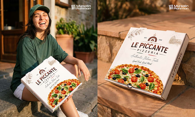 design pizza box burger box mailer box and packaging design