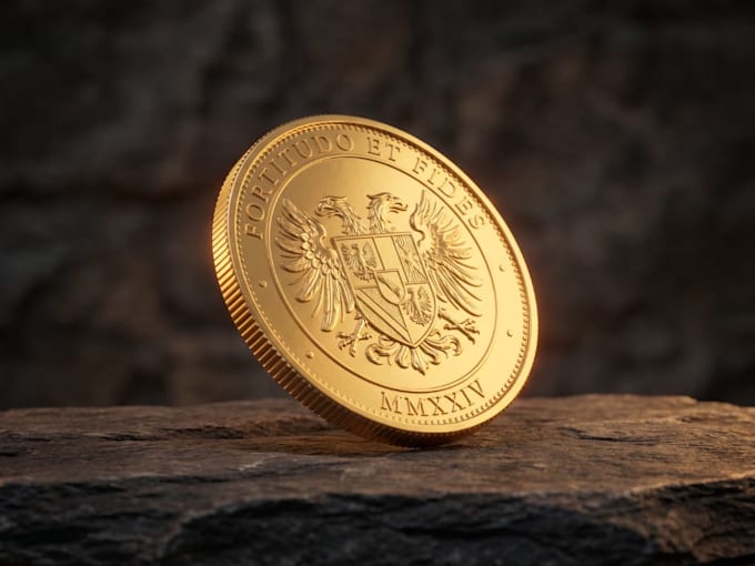 create 3d bas relief coin model custom medallion  challenge coin cnc 3d printing