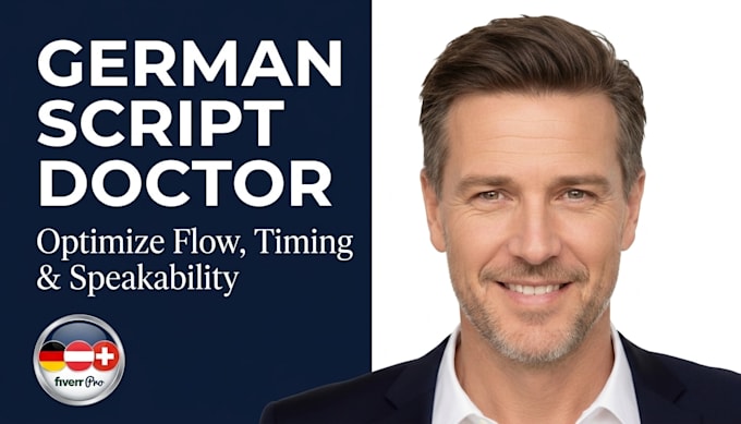doctor and polish your commercial script for voiceover