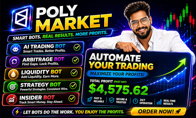 be blockchain developer for polymarket bot, open claw, clawd bot, pumpfun bot