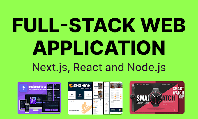 build a full stack web app with nextjs, react, and nodejs
