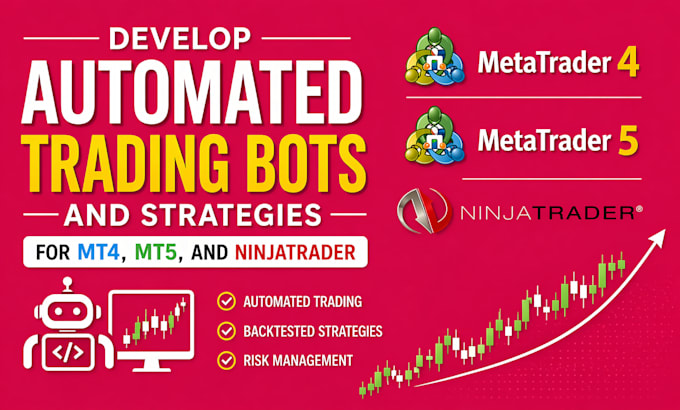Develop automated trading bot and strategies for mt4, mt5, and ...
