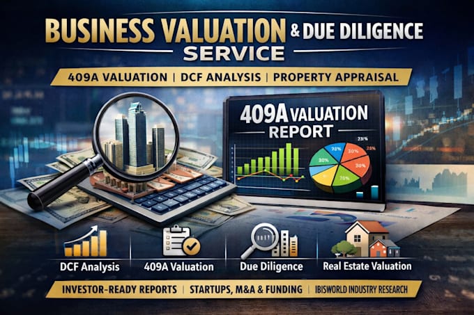 do business valuation 409a dcf analysis and due diligence