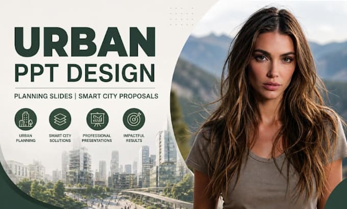 urban PPT design, planning slides, smart city proposal presentation