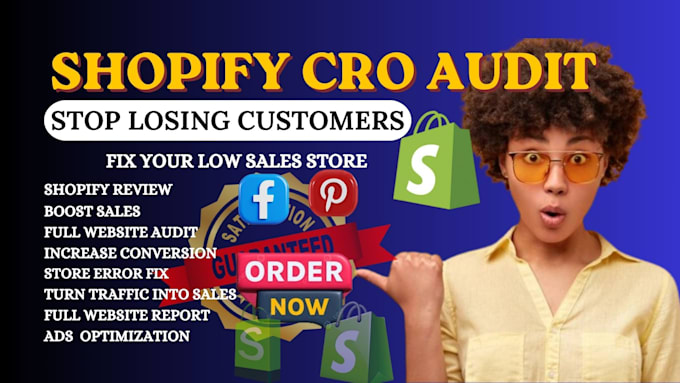 Do shopify cro audit and conversion rate optimization to boost sales by ...