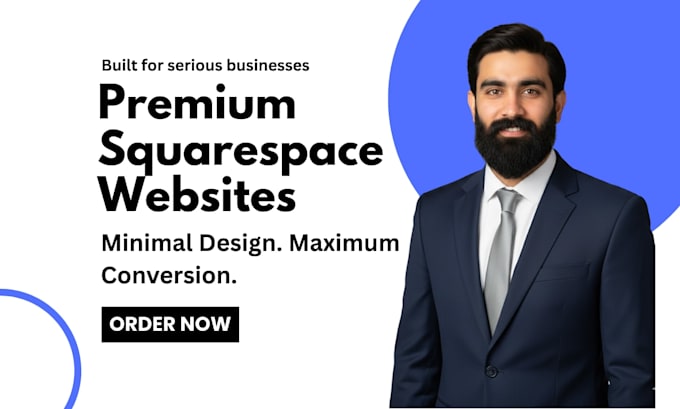 build a professional squarespace website design or redesign