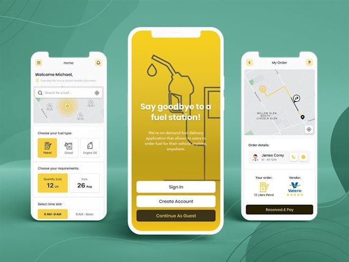 develop a professional on demand fuel delivery app and gas station app