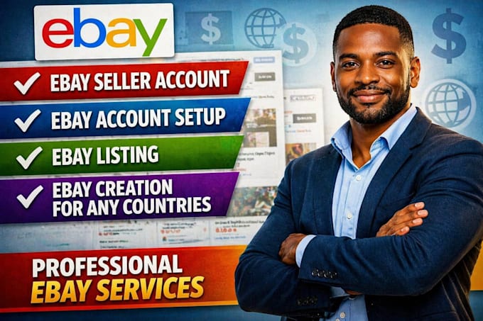 create and setup your ebay seller account for ebay listing