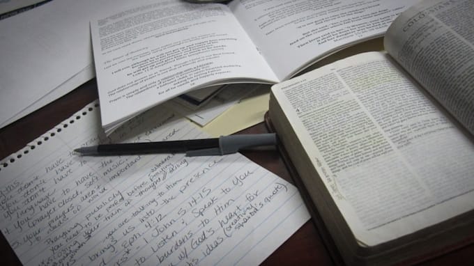 write a powerfully motivating sermon