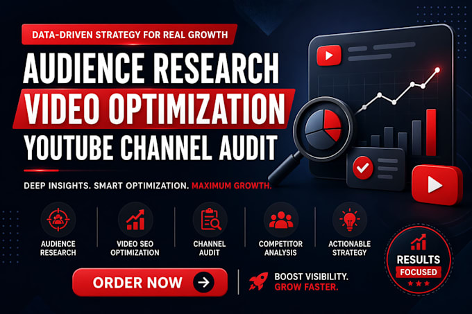 grow subscription audience research video optimization youtube channel audit