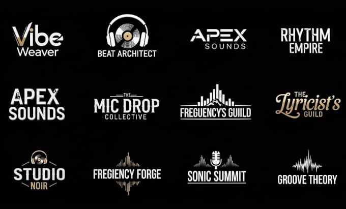 design a luxury dj, music, artist, rap and producer logo