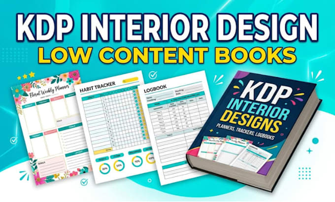 design kdp journal interior, low content book and amazon kdp publishing