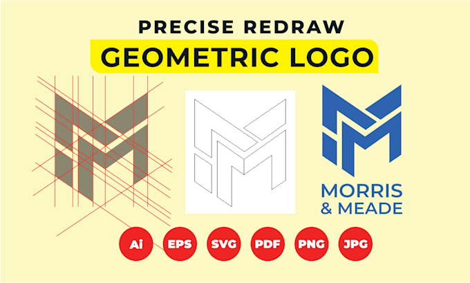 recreate your logo with precise geometric construction