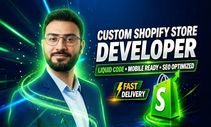design and develop a custom shopify store with liquid theme customization