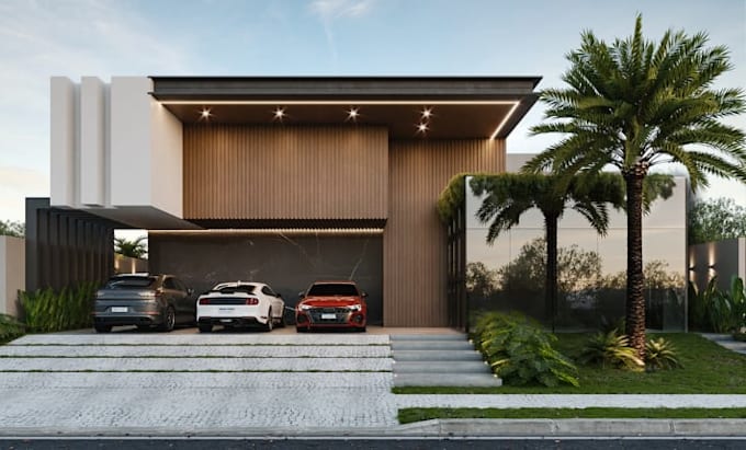 do a cgi 3d interior and exterior modeling with realistic decors and renders