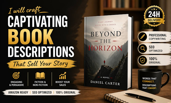 craft a captivating and compelling book description