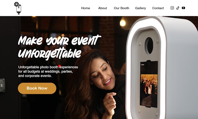 design event rental website