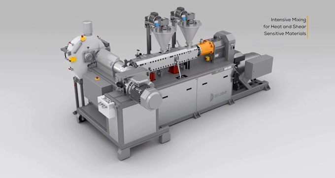 create 3d industrial animation 3d modelling for technical product