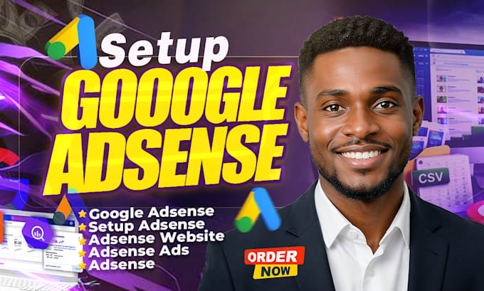 setup google adsense website and adsense ads