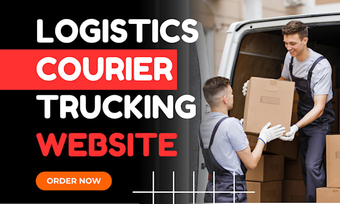 create logistics, cargo, trucking, dispatch, courier and moving company website