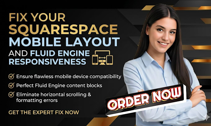 fix your squarespace website mobile layout and fluid engine responsiveness