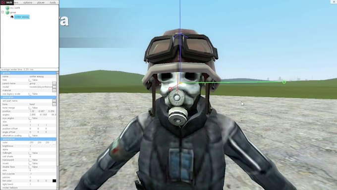 create or port custom gmod player models for garrys mod character