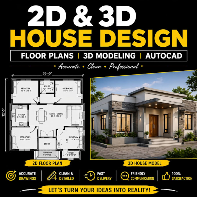 create 2d floor plans autocad