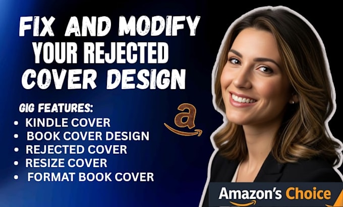 fix rejected book cover error, edit, modify, and format book cover