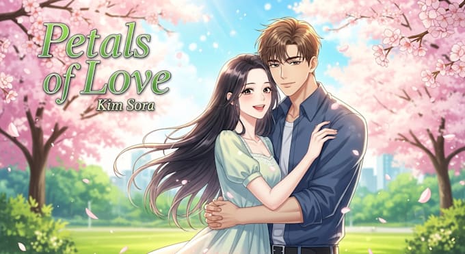 draw manhwa style webtoon art and covers
