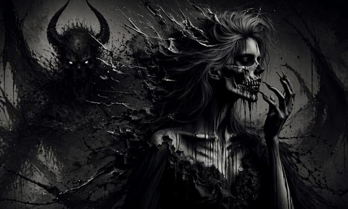 Ghore Draw Draw horror or gothic dark art illustration for your project by ...