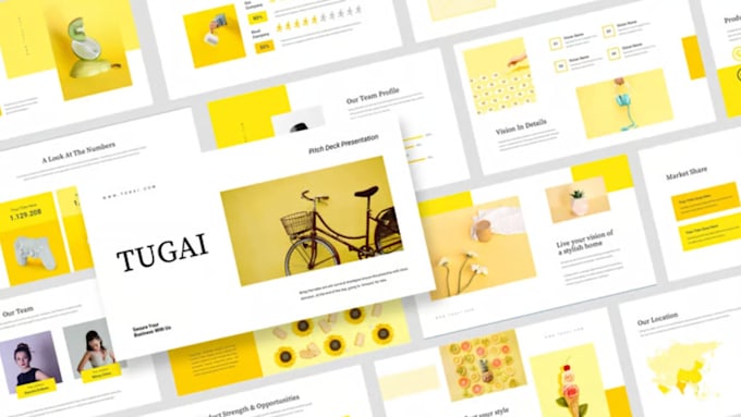 design, redesign  pitch decks, powerpoint, google slides and canva presentation