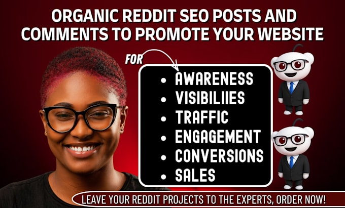 have our agency do organic reddit SEO post and comment to promote website ai app