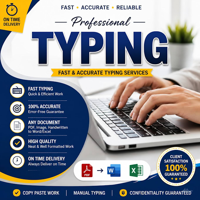 do fast typing work from image or handwritten notes to word