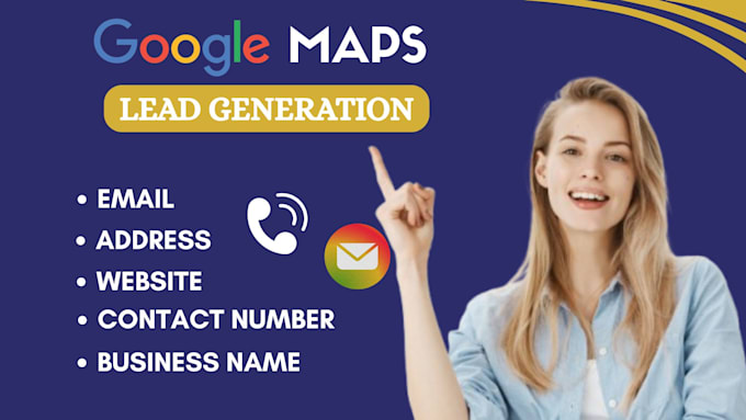 scrape google maps data for lead generation and b2b data extraction