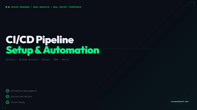 set up a ci cd pipeline using jenkins with docker